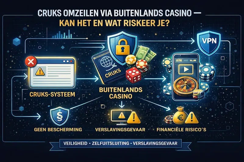CRUKS Omzeilen via Buitenlands Casino — Kan Het en Wat Riskeer Je?